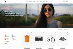 demo homepage Shop Ajax Uncode 2023 uai